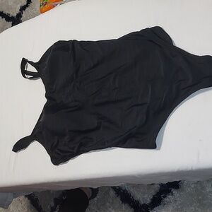 AZUR women's swimsuit 1 piece black size 2x